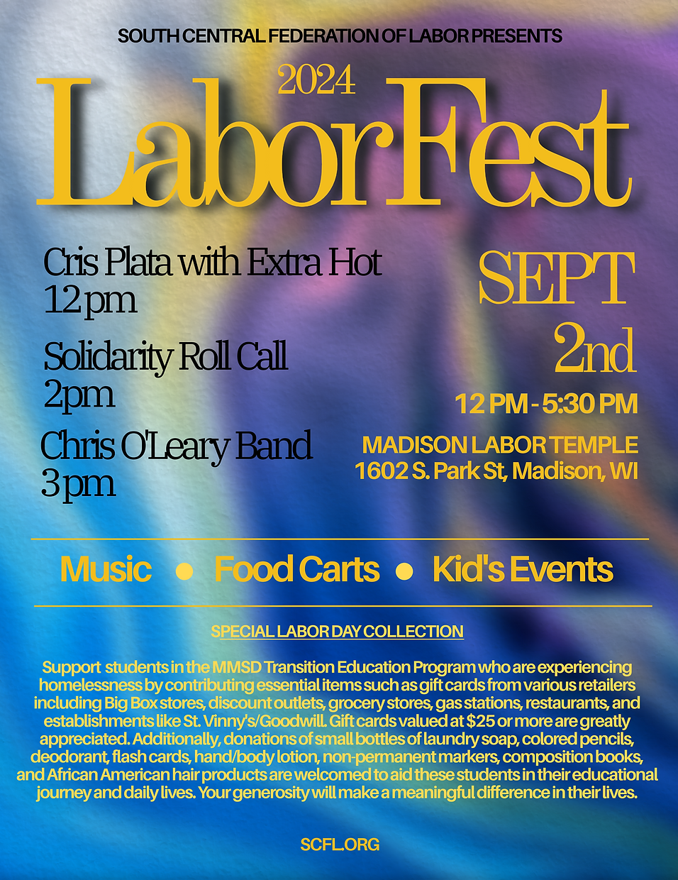 Sep 2, 2024: Madison LaborFest