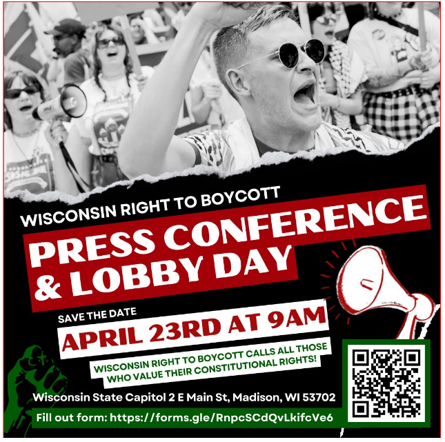 Apr 23, 2025 Update: WI Right to Boycott Press Conference and Lobby Day