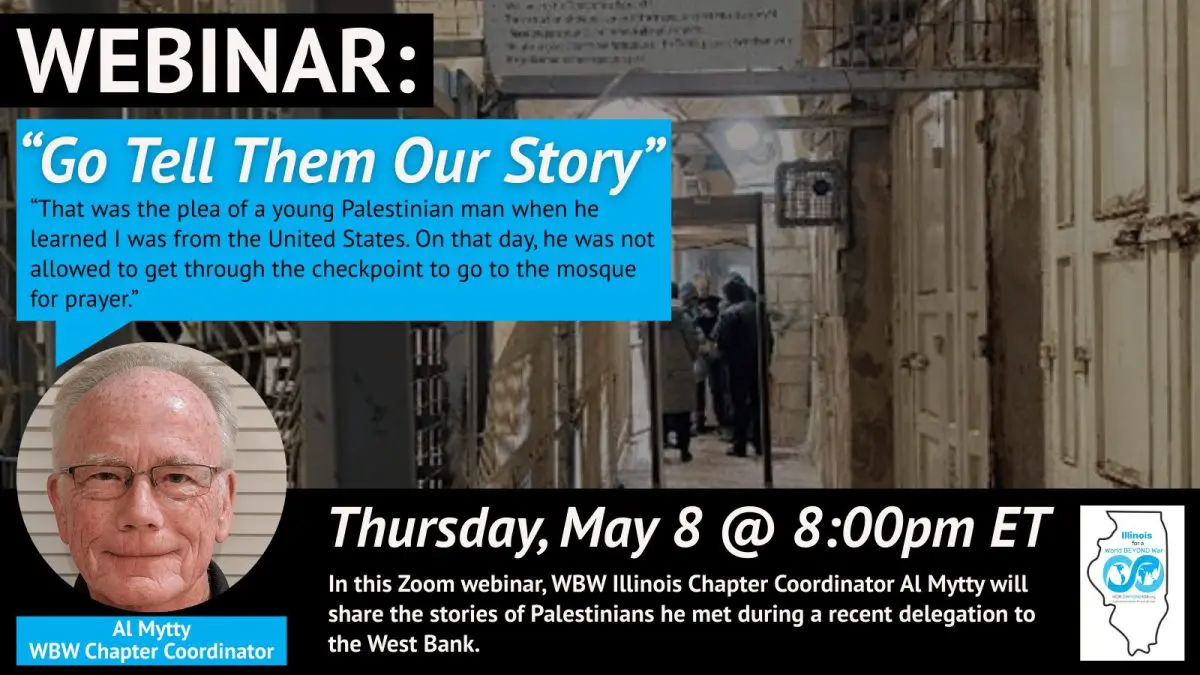 May 8, 2025: ‘Go Tell Them Our Story’ – Stories from Palestine