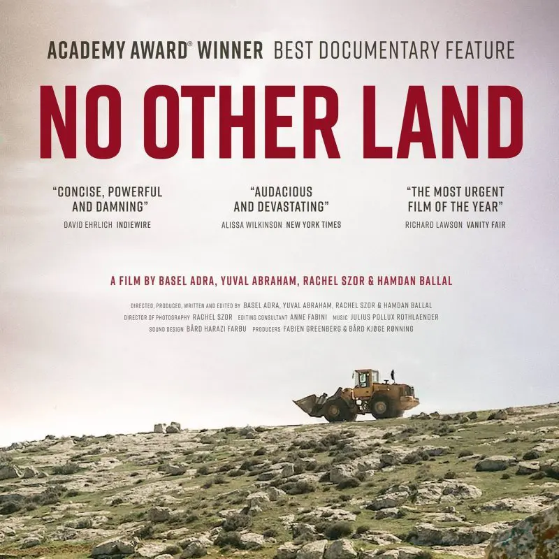 May 7-8, 2025: Last 2 Days to Stream “No Other Land”