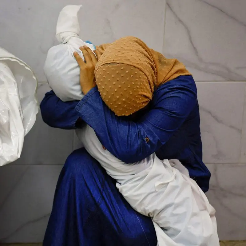 Grieving Mothers in Gaza
