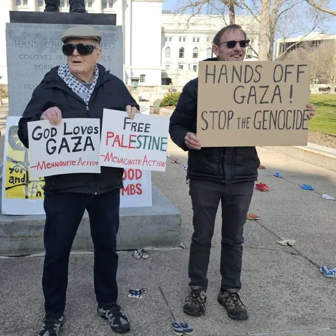 Mennonite Action Madison Speaks Out Against Christian Nationalism And U.S. Policy In Palestine