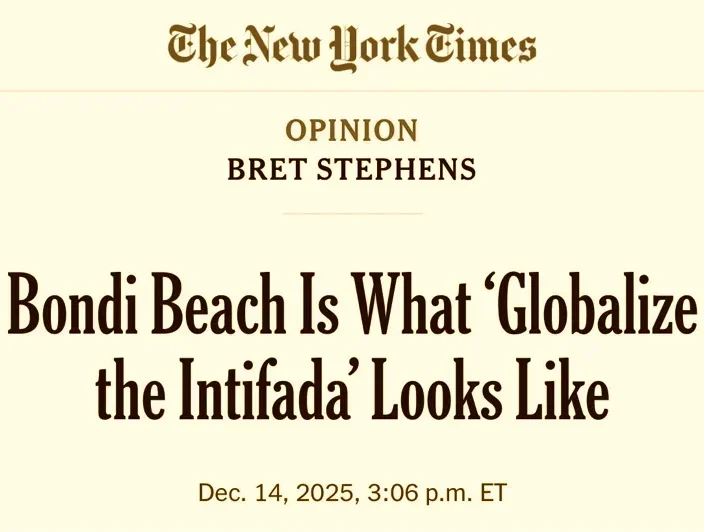 Israel Apologists Hasten To Blame Bondi Shooting On Anti-Genocide Activists