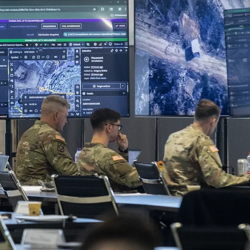 Palantir’s AI Is Tracking Gaza Aid Deliveries